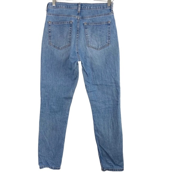 EVERLANE High Rise Skinny Ankle Jeans in Light Washed - Picture 4 of 8